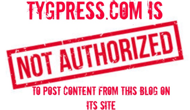 Tygpress not authorized