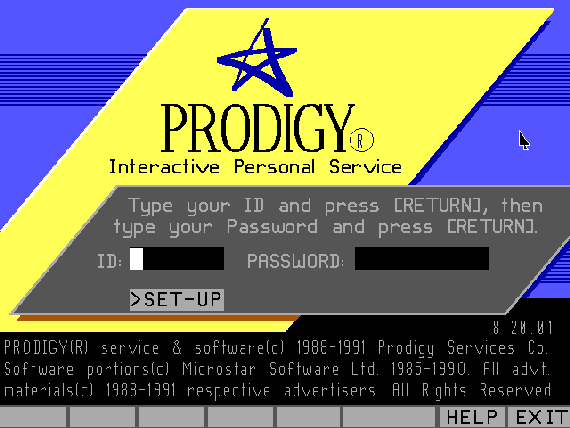 Prodigy Online Service